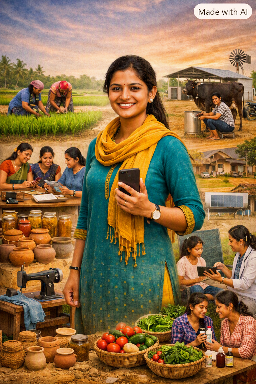 ಸ್ವಾವಲಂಬನೆಯತ್ತ ಗ್ರಾಮೀಣ ನಾರಿ: ಬೆವರಿನ ಹನಿಯಲ್ಲರಳುವ ಬದುಕಿನ ಭರವಸೆ