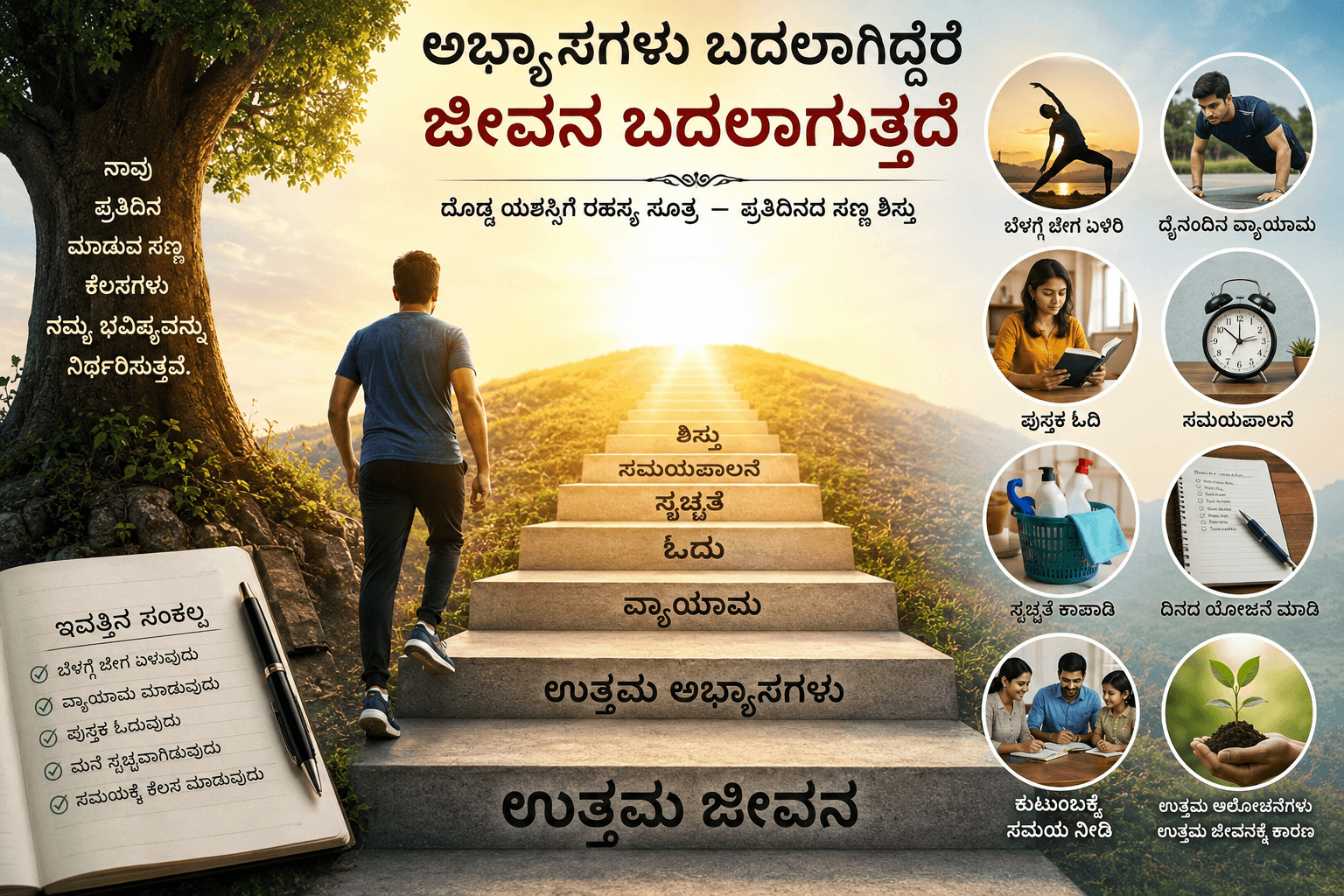 ಅಭ್ಯಾಸಗಳೇ ವ್ಯಕ್ತಿತ್ವದ ಅಡಿಗಲ್ಲು: ಜೀವನ ಬದಲಿಸಲು ಅದ್ಭುತಗಳ ಅಗತ್ಯವಿಲ್ಲ; ಪ್ರತಿದಿನದ ಸಣ್ಣ ಶಿಸ್ತಿಗೆ ಮಾತ್ರ ಬದ್ಧರಾಗಬೇಕು